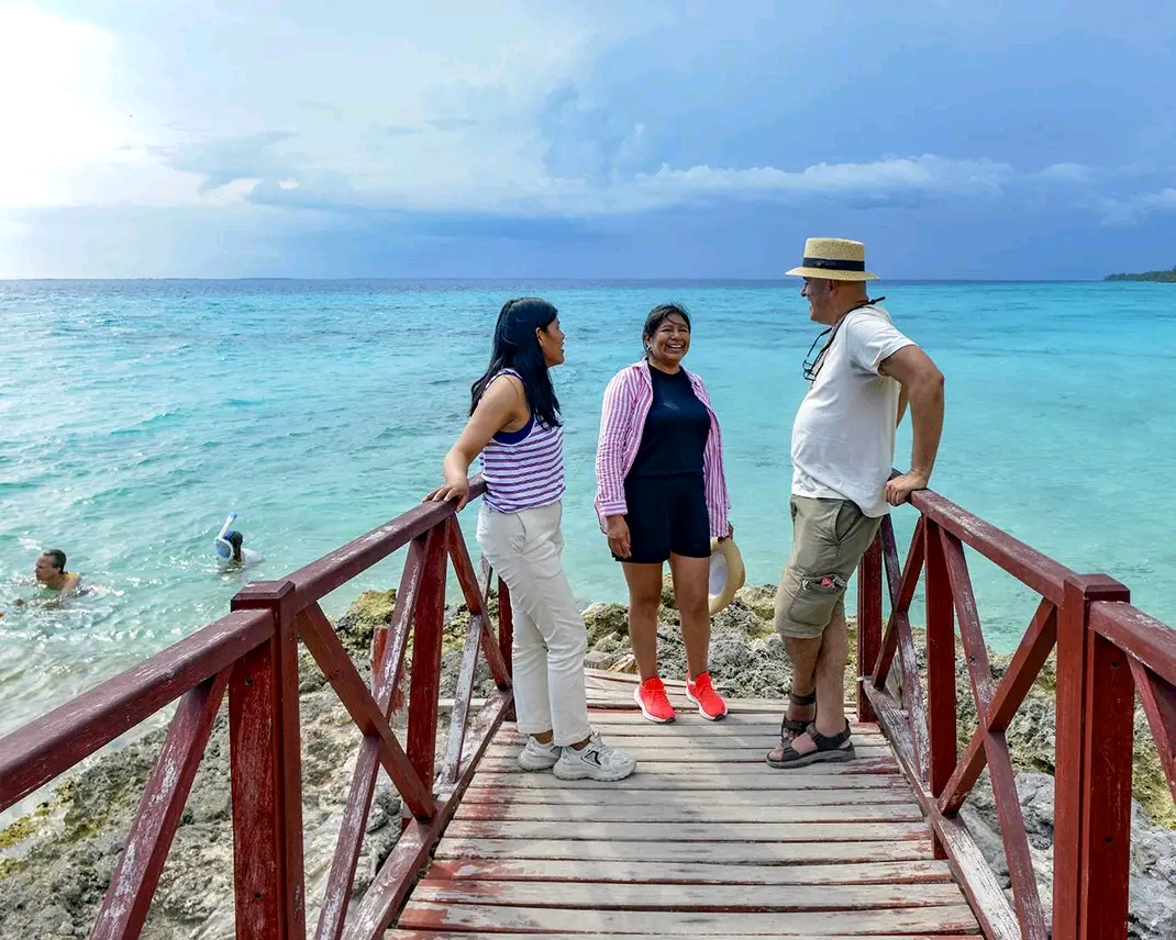 Punta Perdiz: the kind blue where the Caribbean dives in peace