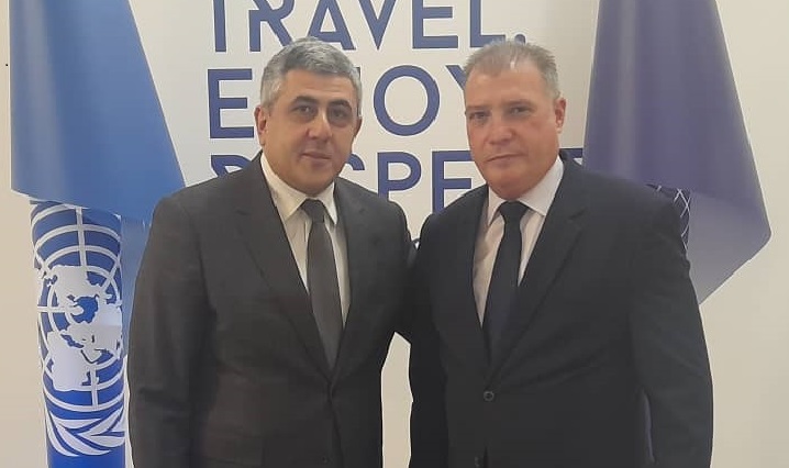 Ministro de Turismo de Cuba sostuvo encuentro con Zurab Pololikashvili, secretario general de la OMT