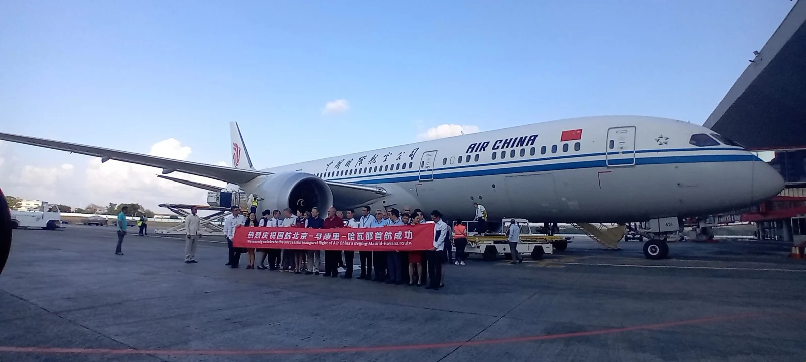 Ruta de Air China a La Habana, un vuelo de esperanza
