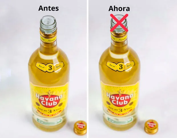 Havana Club retira dosificador de algunos productos