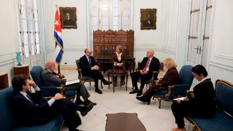 Recibe Viceministro primero de Relaciones Exteriores a Alcalde de Roma