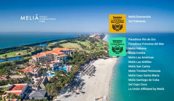 Dos hoteles Meliá Cuba entre los mejores Todo Incluido del Caribe