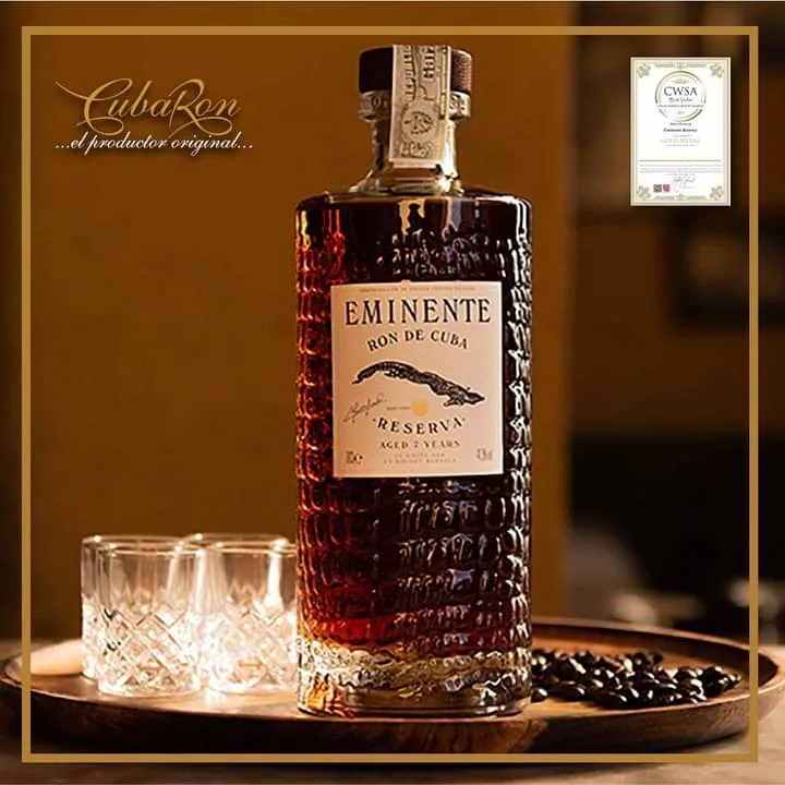 Ron Eminente Reserva de Cuba premiado con medalla de oro en concurso en China