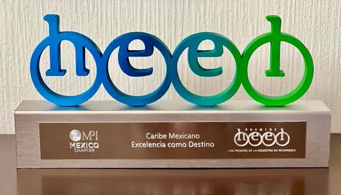 Caribe mexicano reconocido como destino MICE de excelencia en premios HEEL