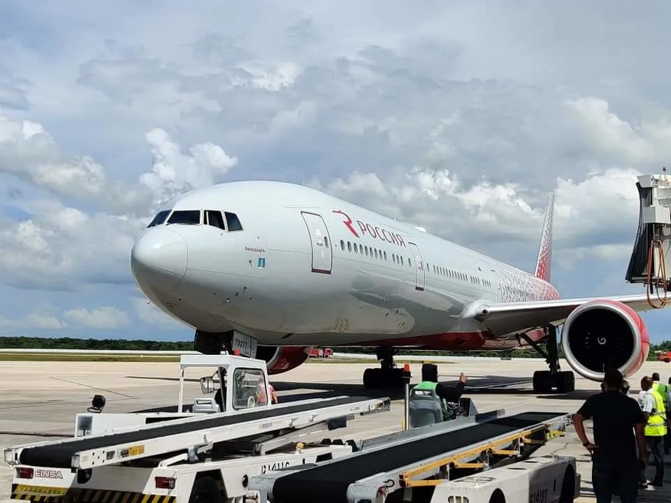 Rossiya Airlines se estrena en pista aérea de Varadero