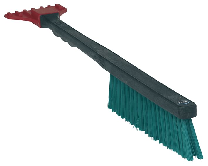 Snøbørste med isskrape