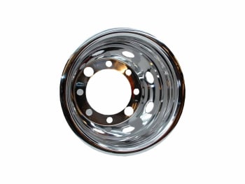 Hjulkapsel dyp 19,5x7,5" rustfri 8 bolt