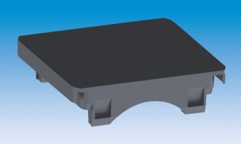 Deksel for støttebein