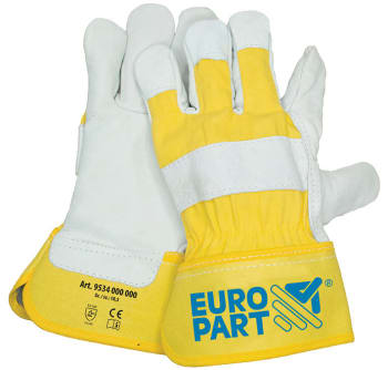 Arbeidshanske PVC/oksehud str. 10