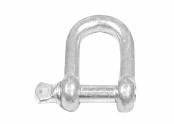 Galvanisert sjakkel 5mm (3/16")