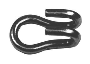 Kjettingkrok 9mm kort