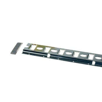 Kombiskinne i stål E-feste