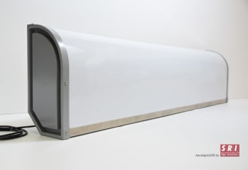 Lysskilt AeroslimLED 30x125cm