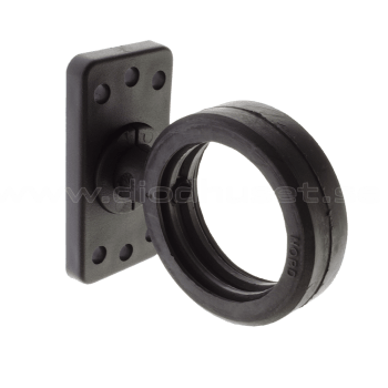 Gummiarm kort 110mm dobbelmontering