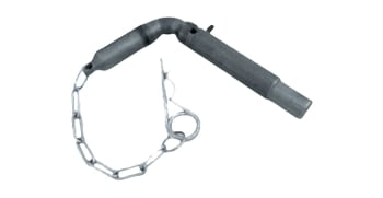 Låsebolt m/låsesplint 24/24x120mm