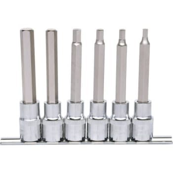 1/2" Unbrako pipesett 6 deler, 5-12mm