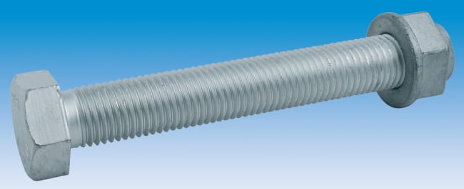 Bolt med mutter M30x200