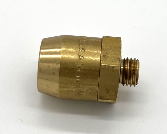 Rett overgang 16mm x2,0-12x1,5