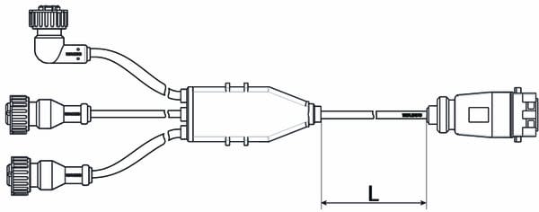 EBS-D kabel for modulator  13000mm