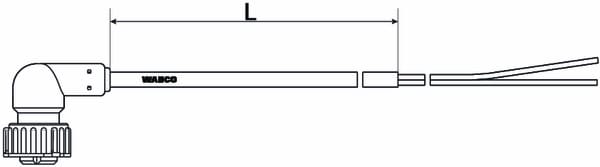 Kabel for magnetventil 10000mm