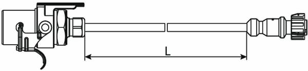 Forsyningskabel 6000mm