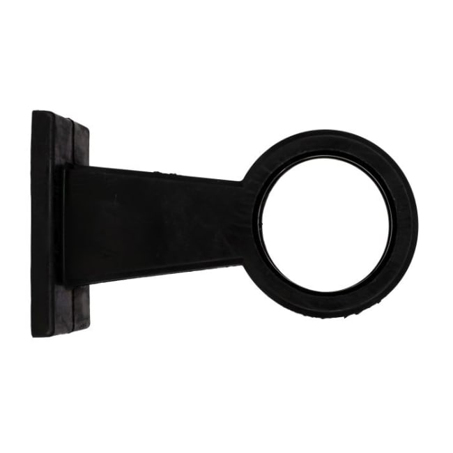 Rett gummiarm 165mm for dobbelmontering