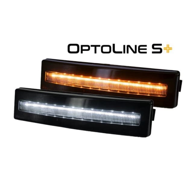Fiberoptisk pos.lys Optoline S+ hvit/gul