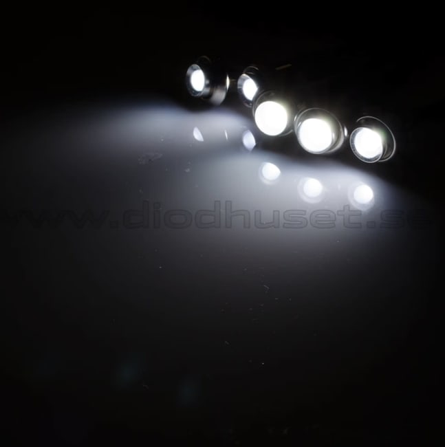 Diodesett xenonhvit innvendig