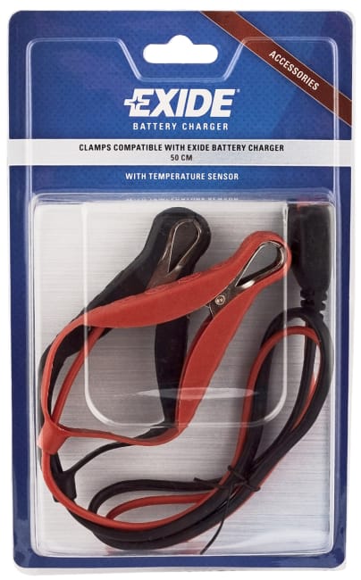 Exide ladeledning med polklemmer 0,5m