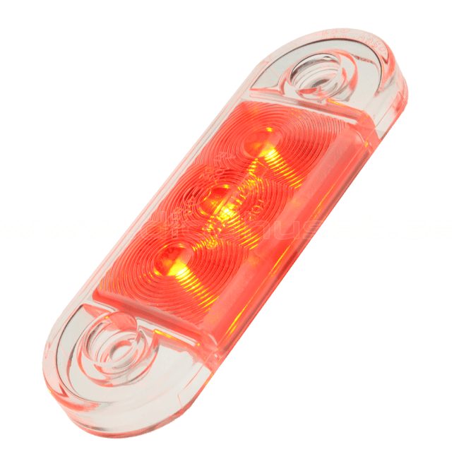 Markeringslys 3xLED rød
