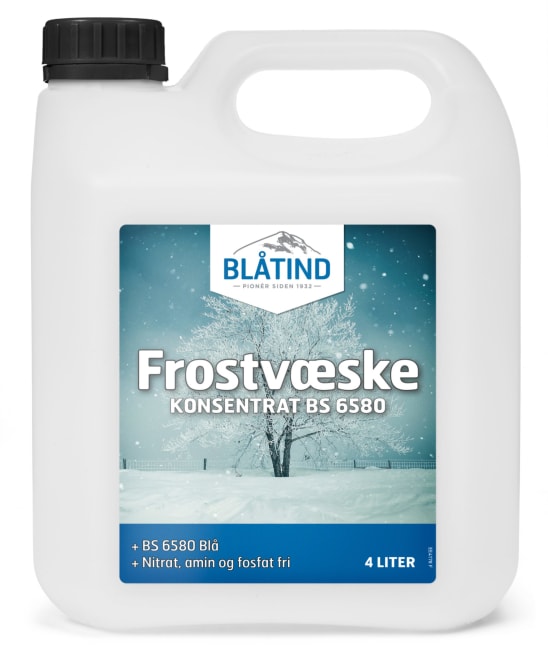 Blåtind Frostvæske Bs6580 Blå (4 Liter)