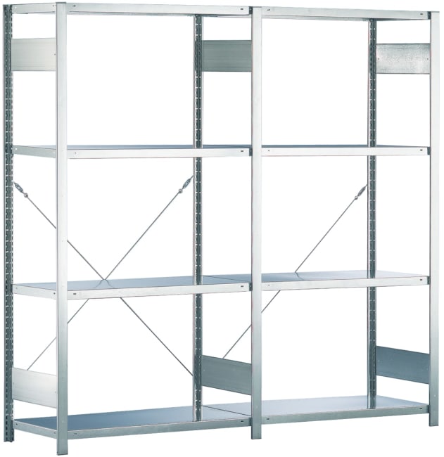 Hyllereol basis seksjon 100x40cm 4hyller