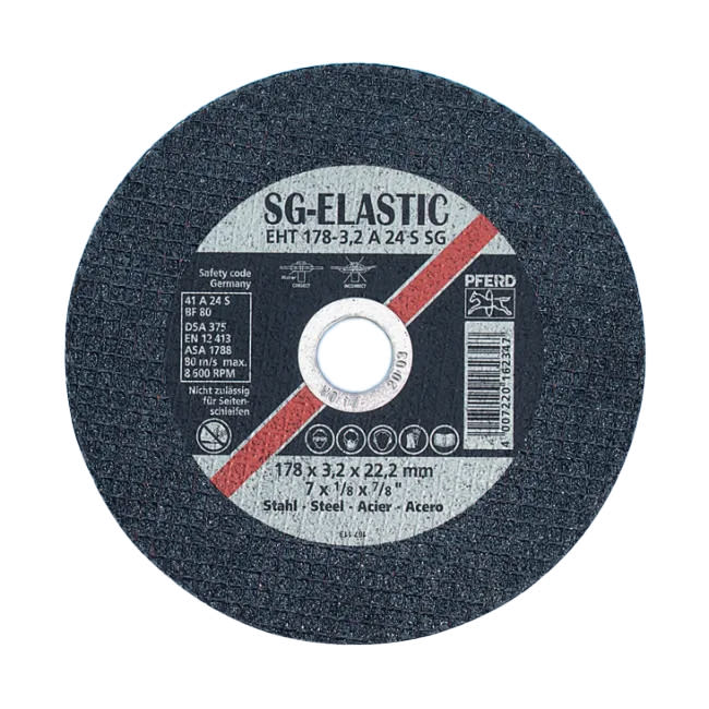 Kappeskive stål 125x1,0x22mm (25stk)