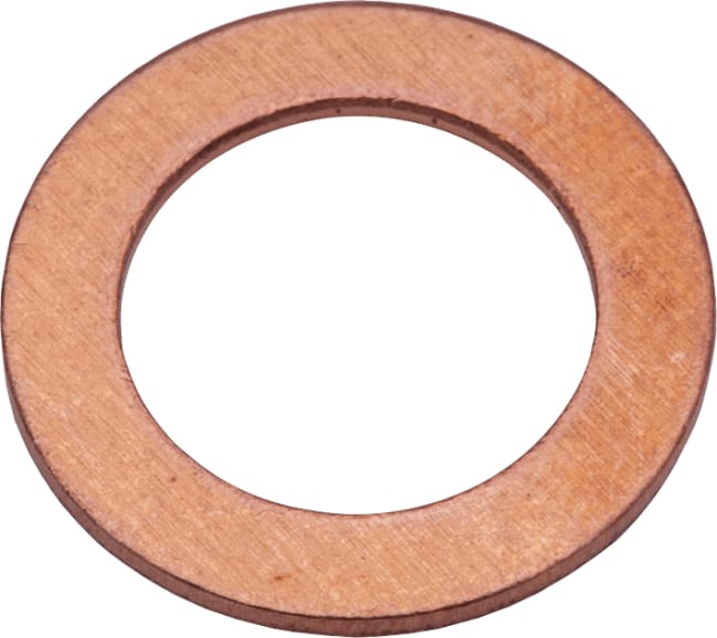 Kobberskive 8x12x1 DIN7603 (10stk)