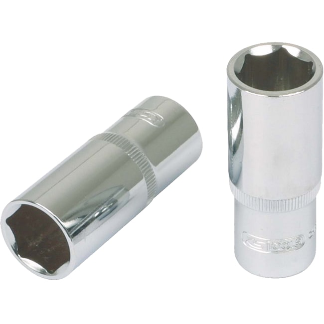 Pipe 1/2" Chrome+ lang 13mm 6-kant