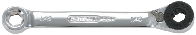 Skrallenøkkel 1/4"x1/4" GEARplus mini