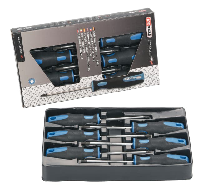 Skrutrekkersett ERGO+ TX 6 deler T10-T40