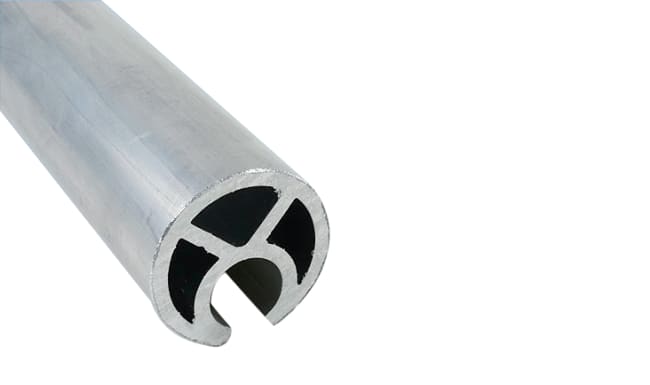Aluminiums presenningsrør Ø=34mm