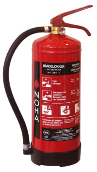 Brannslukker pulver 6kg