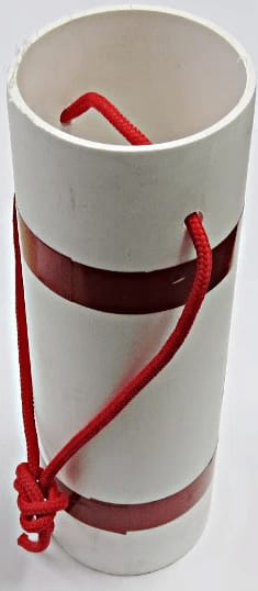 Markeringssylinder 2 røde reflekstape