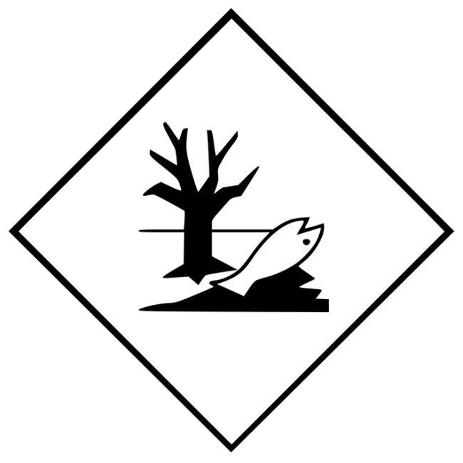 Selvklebende ADR-fareskilt Kl.9 miljø