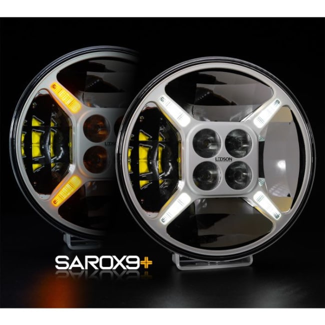 Sarox9+ Ivory hvit LED ekstralys