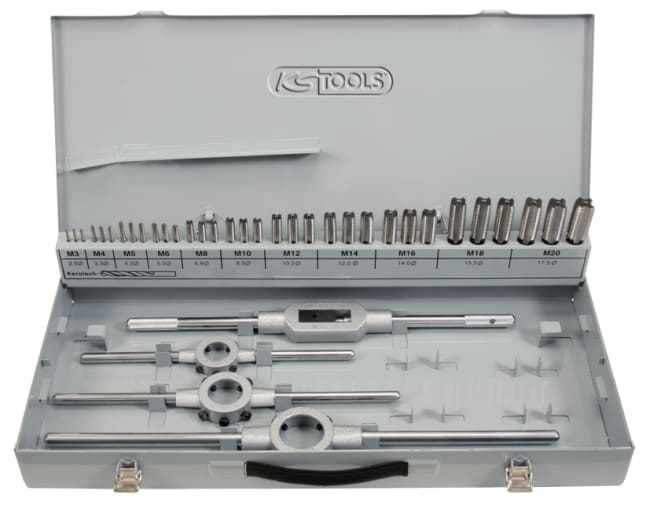 GJENGESETT HSS M3-M12 54 DELER KS-TOOLS