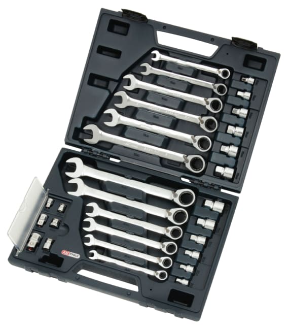 SKRALLENØKKELSETT 30 DELER KS-TOOLS