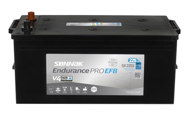 STARTBATTERI 225AH ENDURANCEPRO EFB SØNNAK