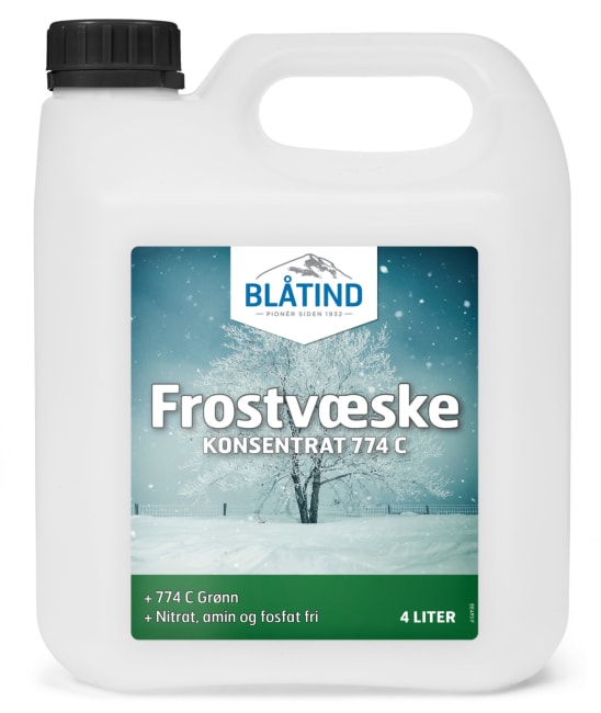Blåtind Frostvæske 774C Grønn (4 Liter)