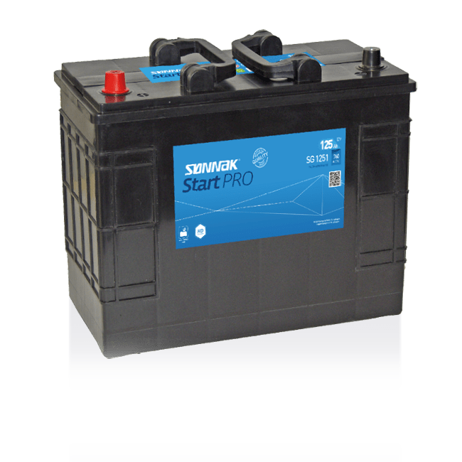 Startbatteri 125Ah Startpro