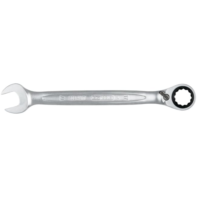 Kombinøkkel 11mm bøyd med skralle