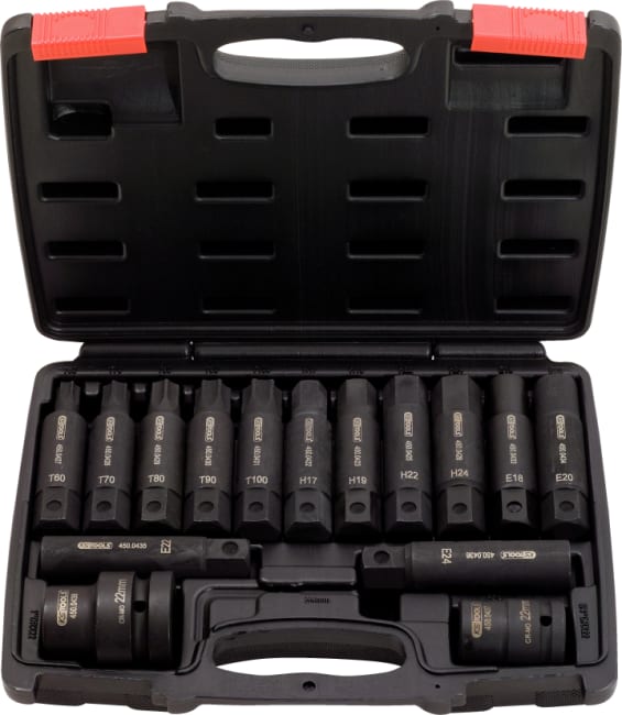 Kraftbitssett 3/4"+1"