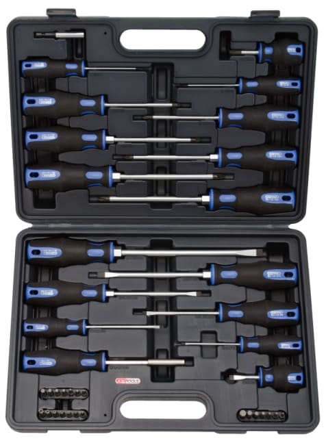 Skrutrekkersett ERGO+ med bits 39 deler